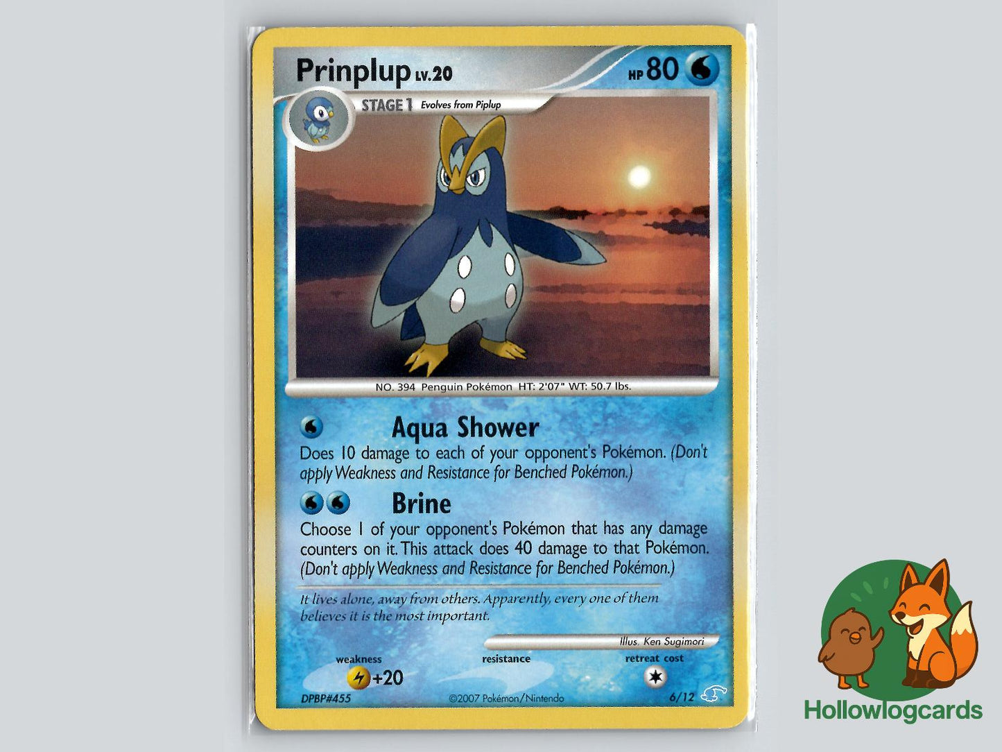 Prinplup (6/12) Pokémon Card