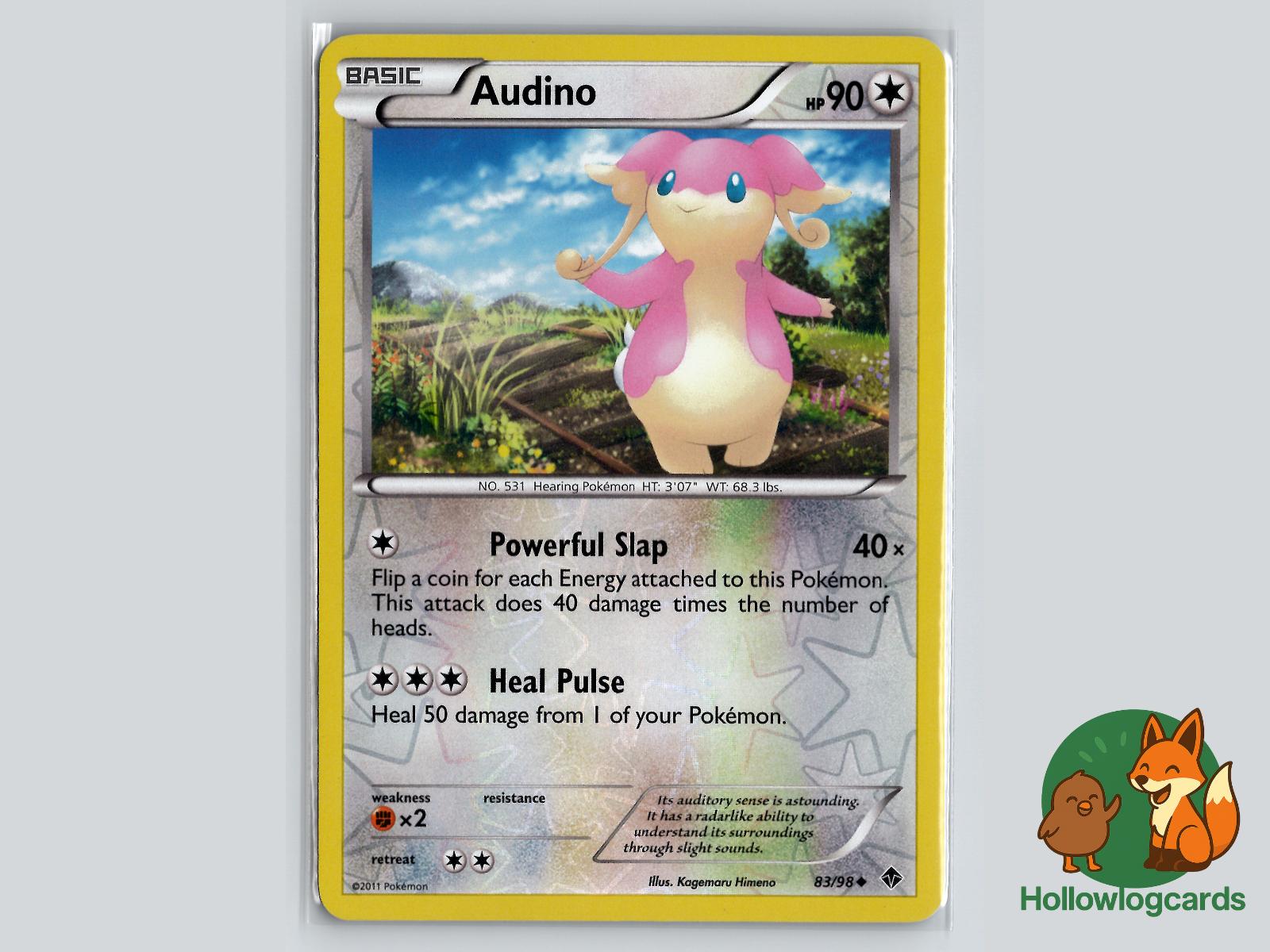 Audino (83/98) - Emerging Powers Pokémon Card
