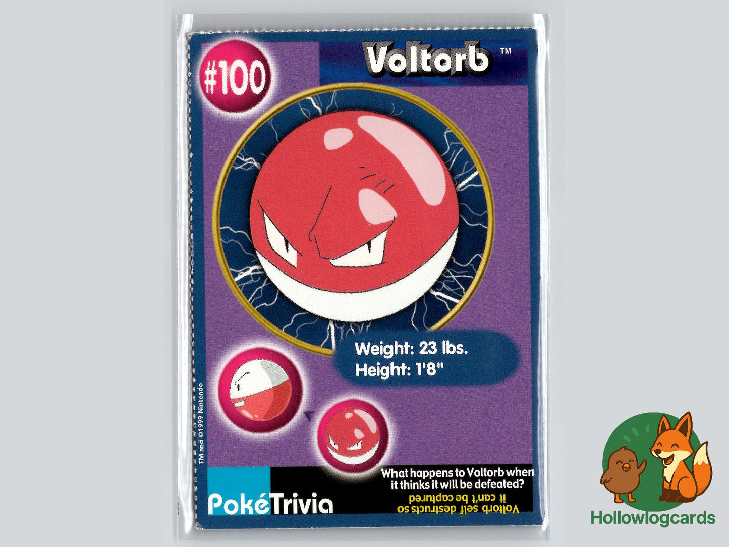 Voltorb (100) Pokémon Card