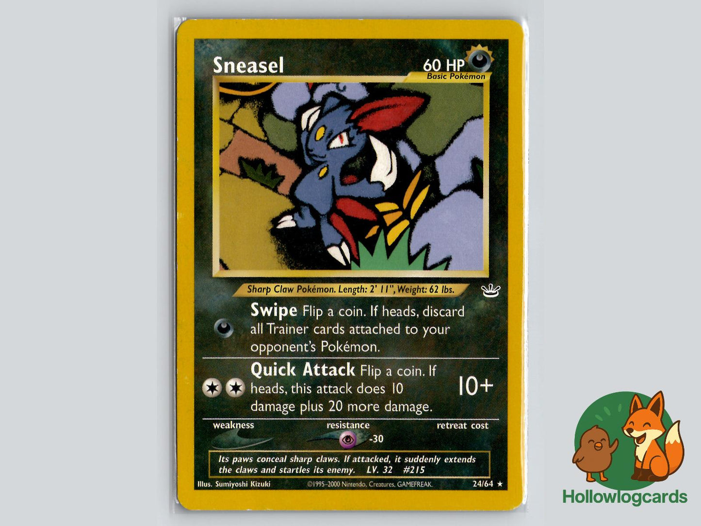 Sneasel (24/64) - Neo Revelation Pokémon Card