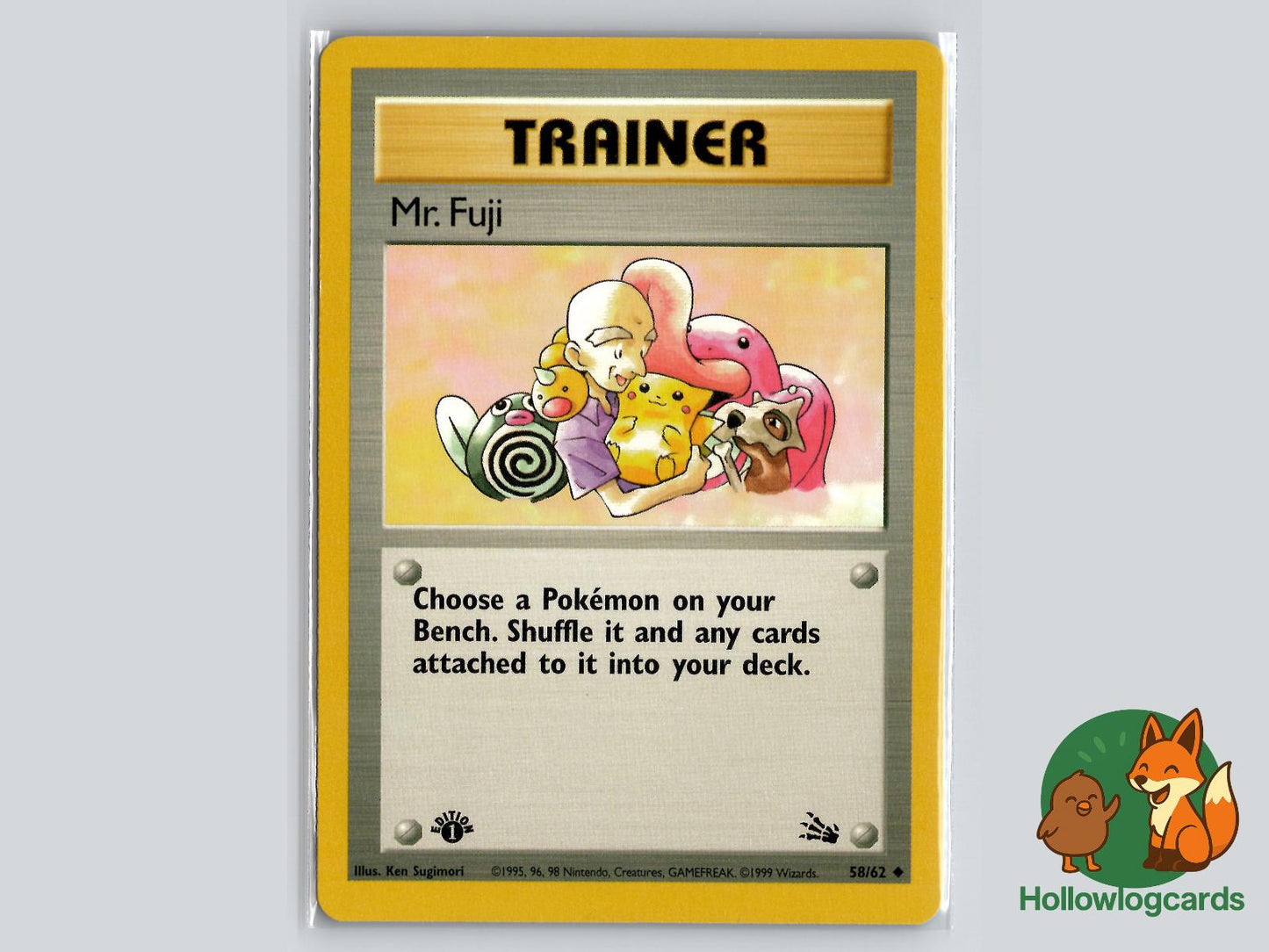 Mr. Fuji (58/62) - Fossil Pokémon Card