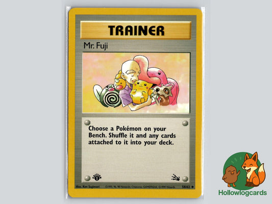 Mr. Fuji (58/62) - Fossil Pokémon Card