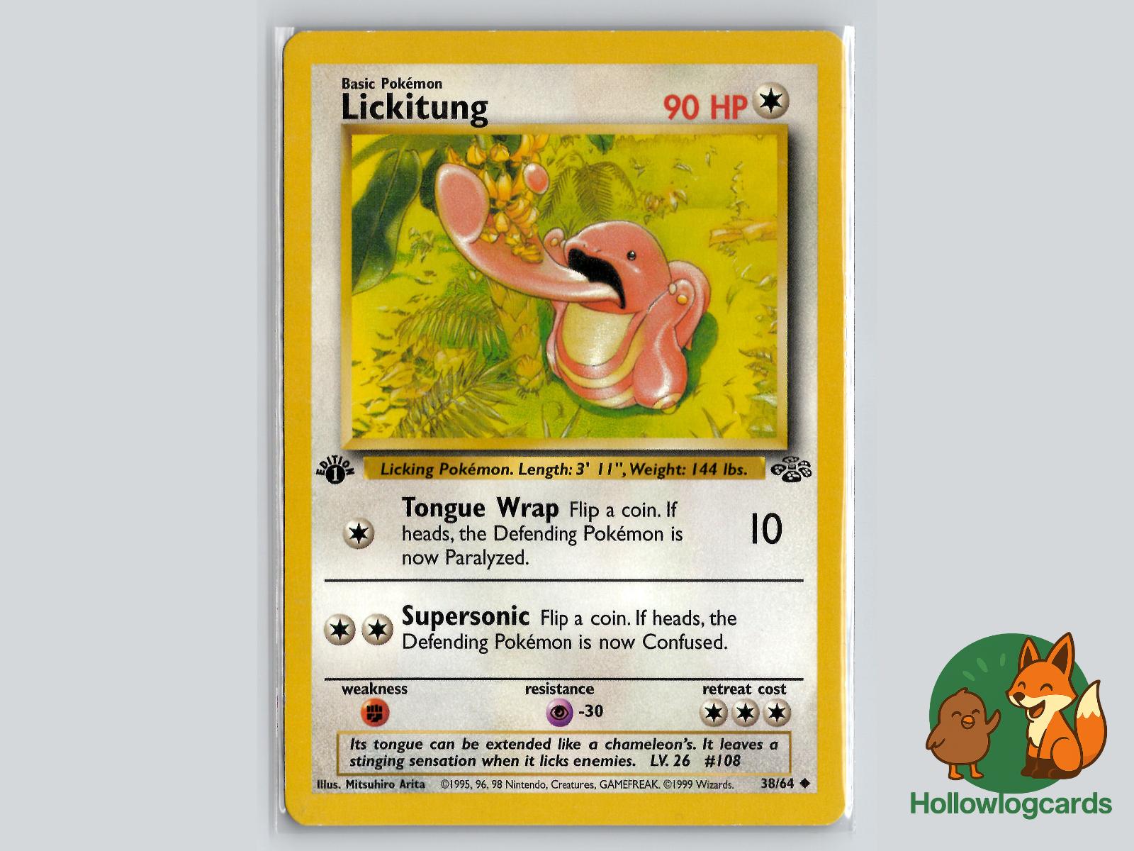 Lickitung (38/64) - Jungle Pokémon Card