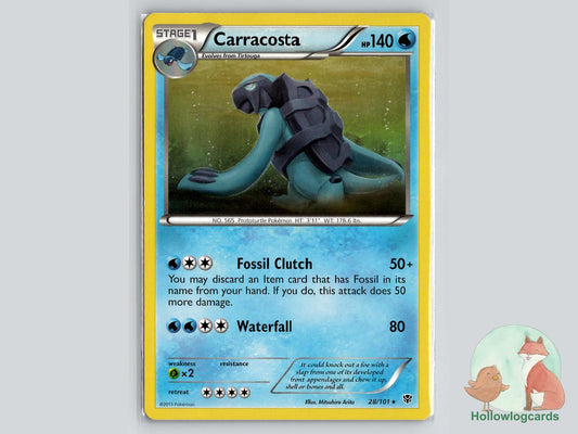 Carracosta (28/101) - Plasma Blast Pokémon Card