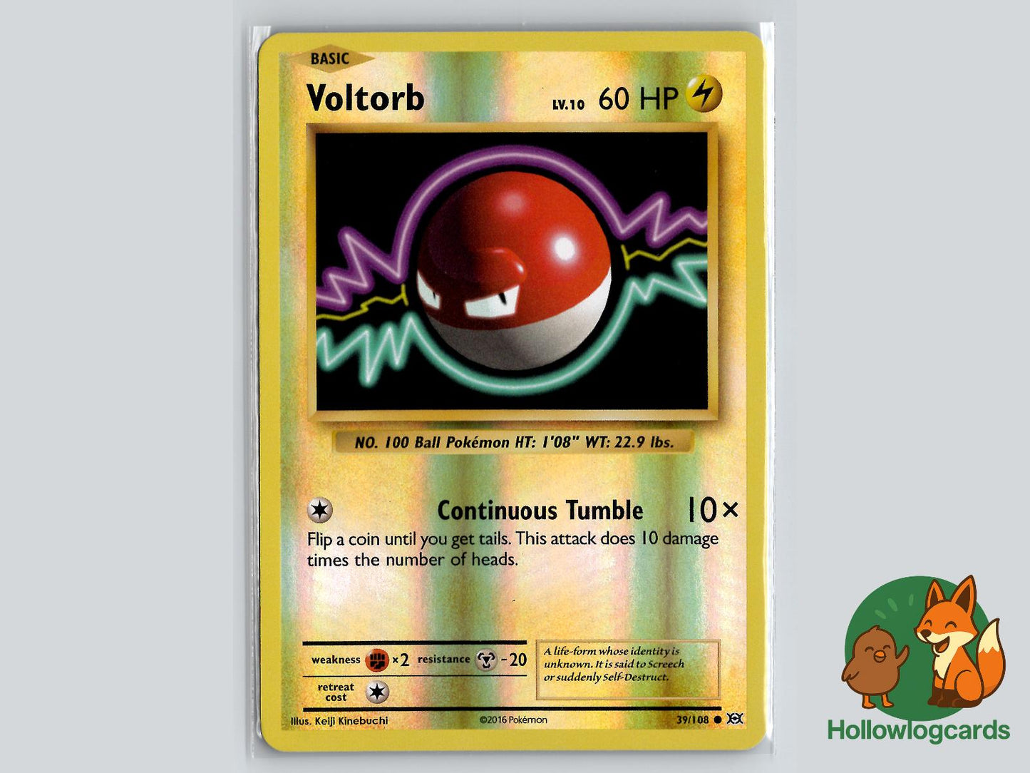 Voltorb (39/108) - Evolutions Pokémon Card