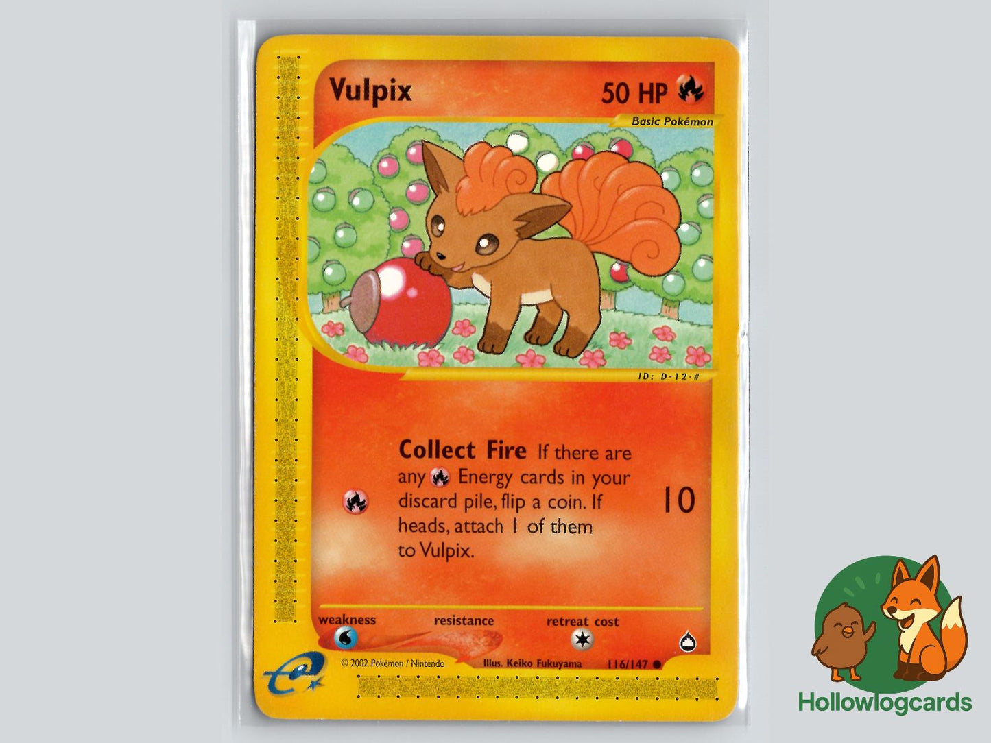 Vulpix (116/147) - Aquapolis Pokémon Card
