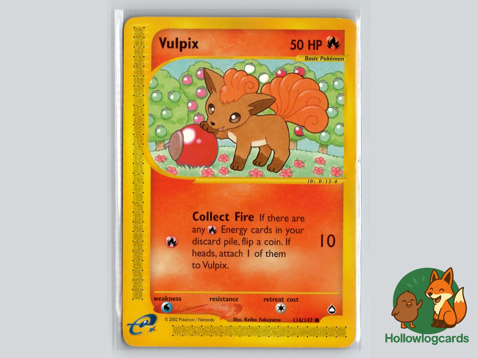 Vulpix (116/147) - Aquapolis Pokémon Card