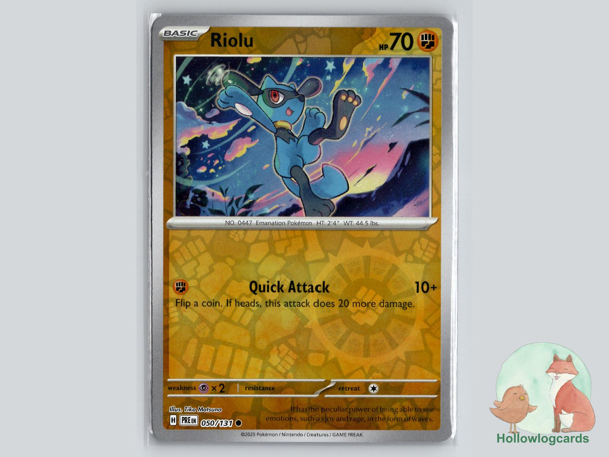 Riolu (050/131) - Prismatic Evolutions Pokémon Card