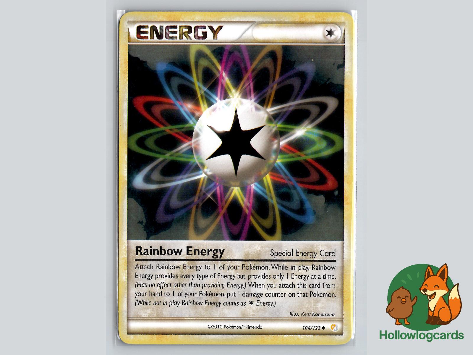Rainbow Energy (104/123) - HeartGold & SoulSilver Pokémon Card