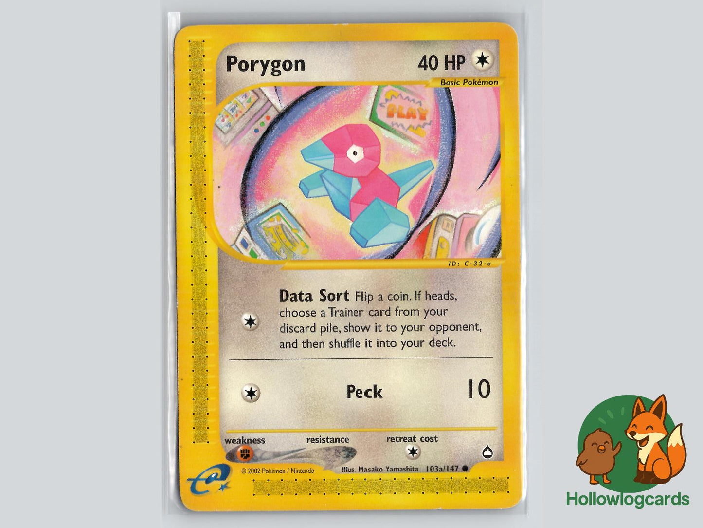 Porygon - Aquapolis Pokémon Card