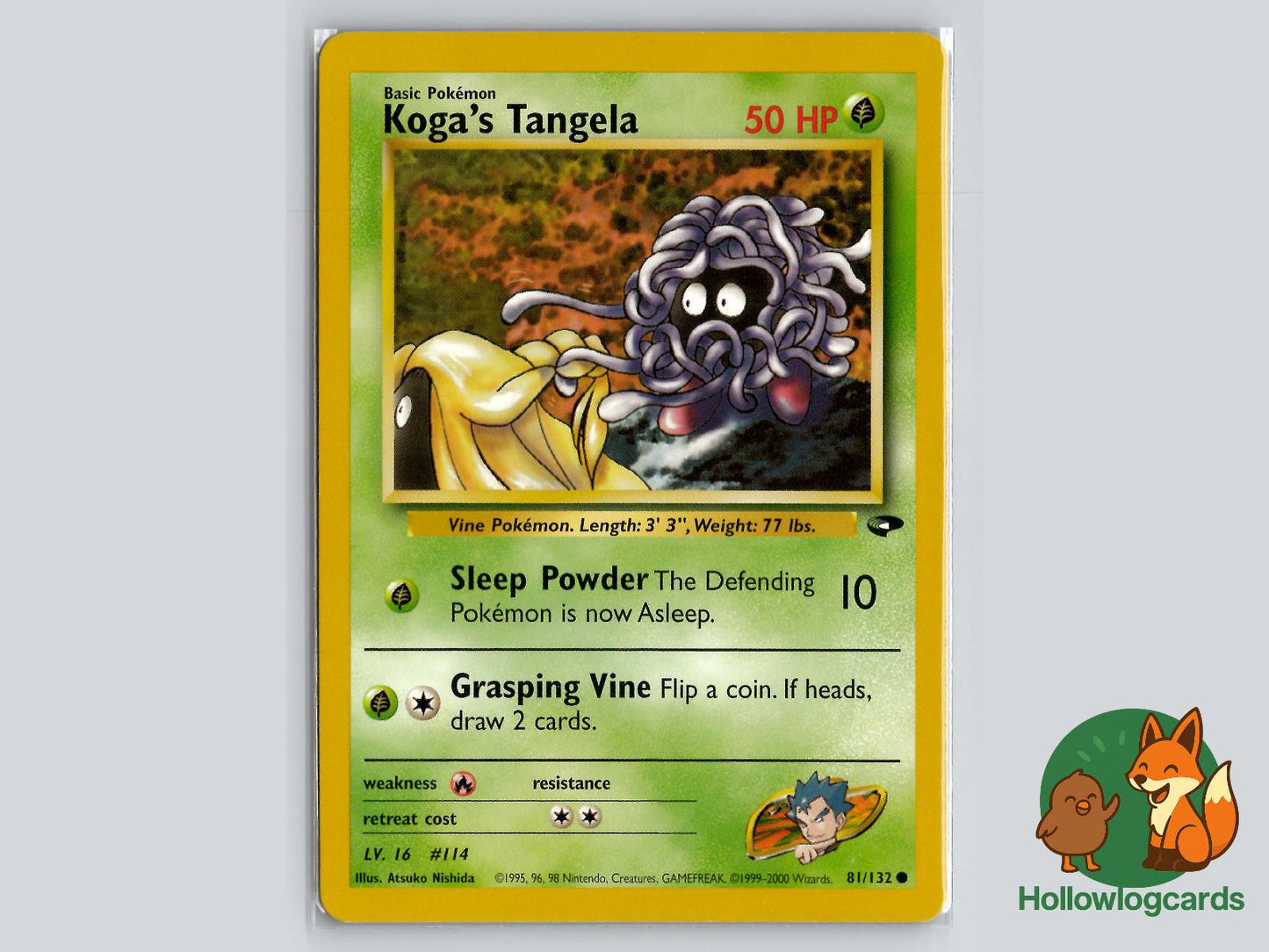 Koga's Tangela (81/132) - Gym Challenge Pokémon Card