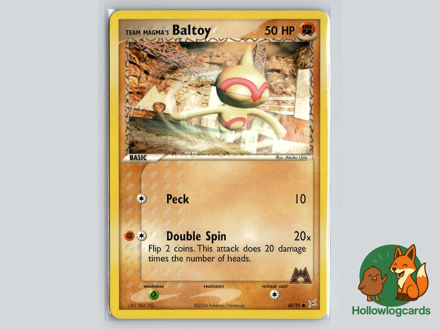 Team Magma's Baltoy (60/95) - Team Magma vs Team Aqua Pokémon Card