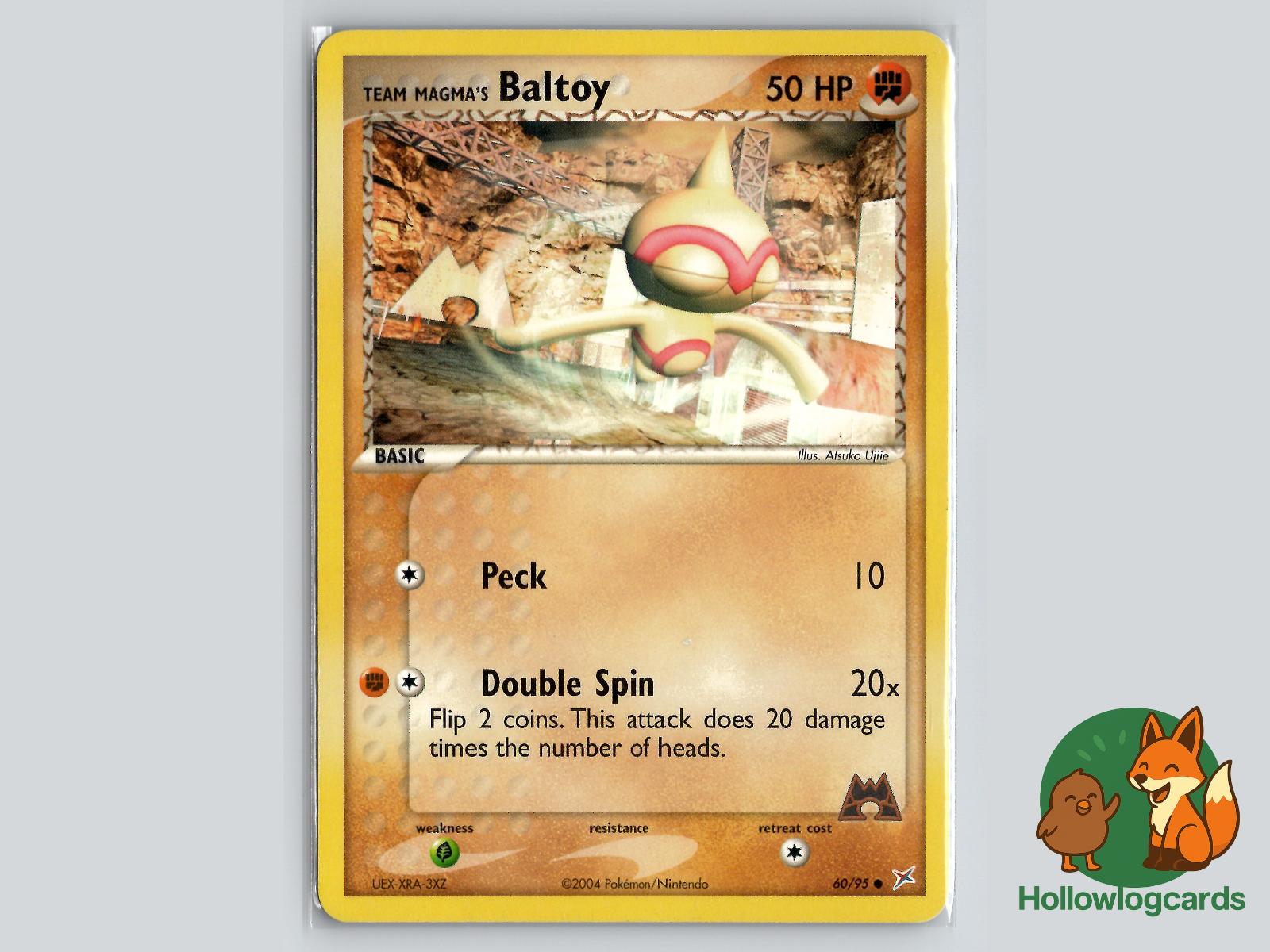Team Magma's Baltoy (60/95) - Team Magma vs Team Aqua Pokémon Card
