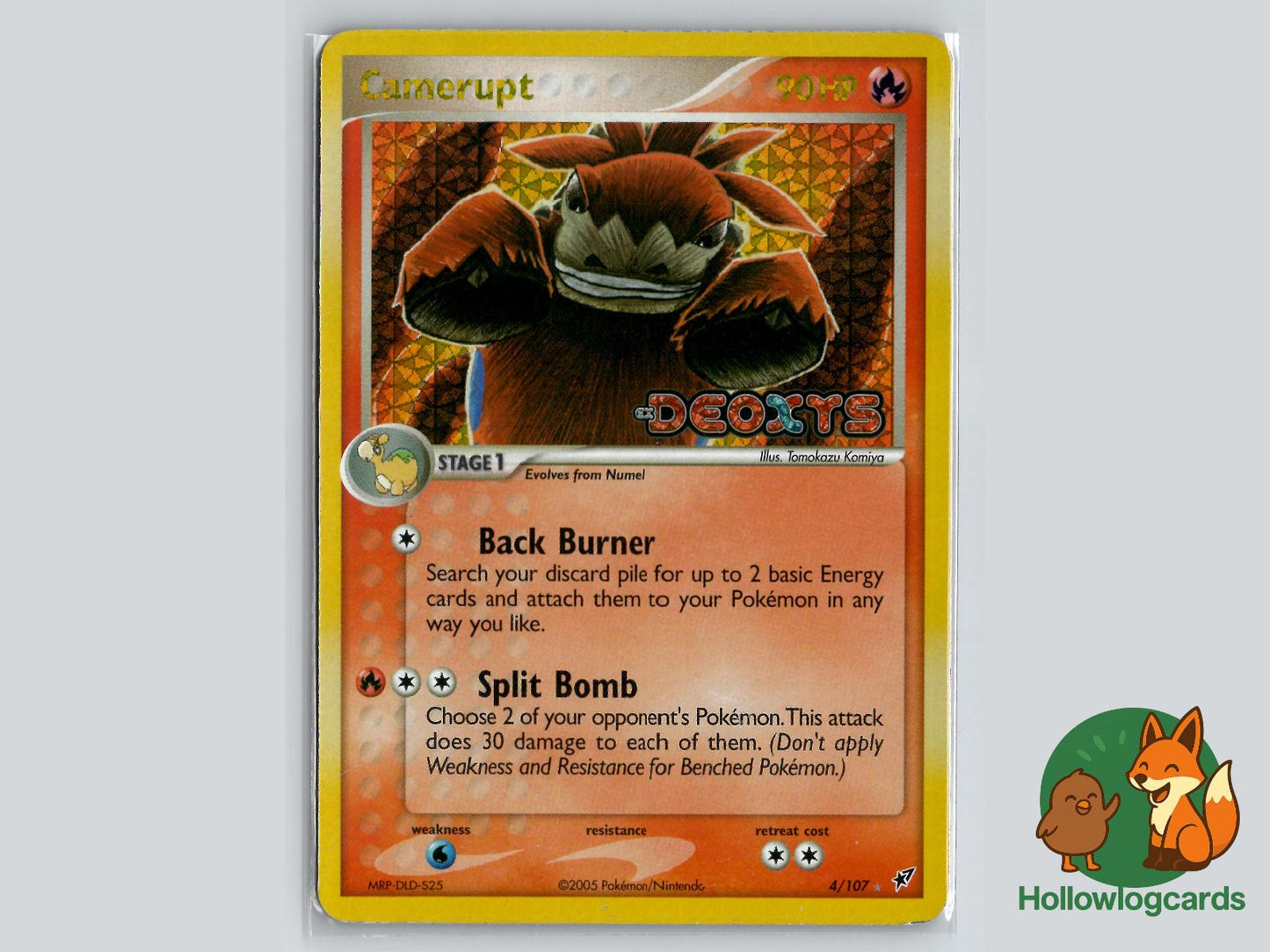 Camerupt (4/107) - Deoxys Pokémon Card