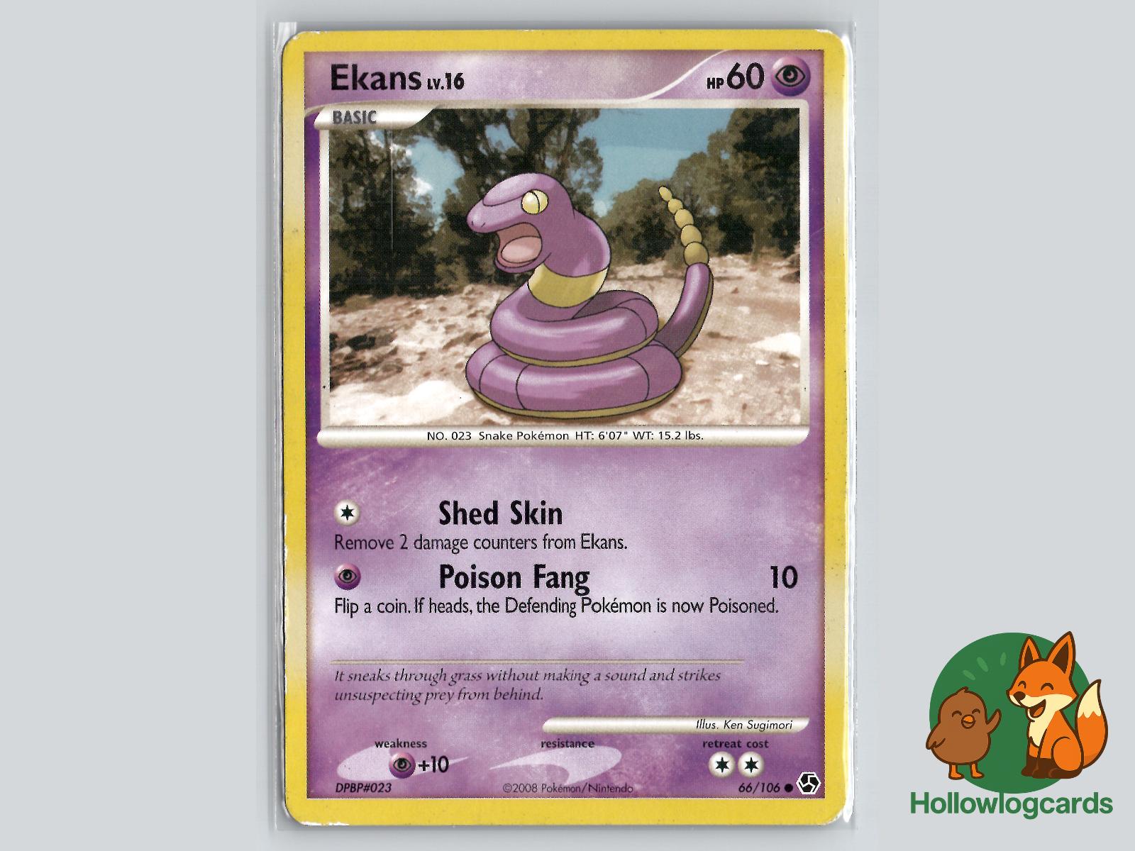 Ekans (66/106) - Great Encounters Pokémon Card