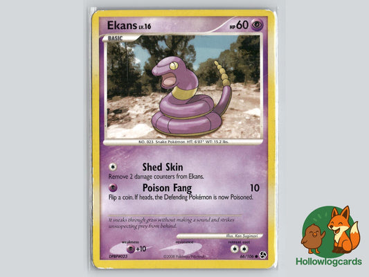 Ekans (66/106) - Great Encounters Pokémon Card