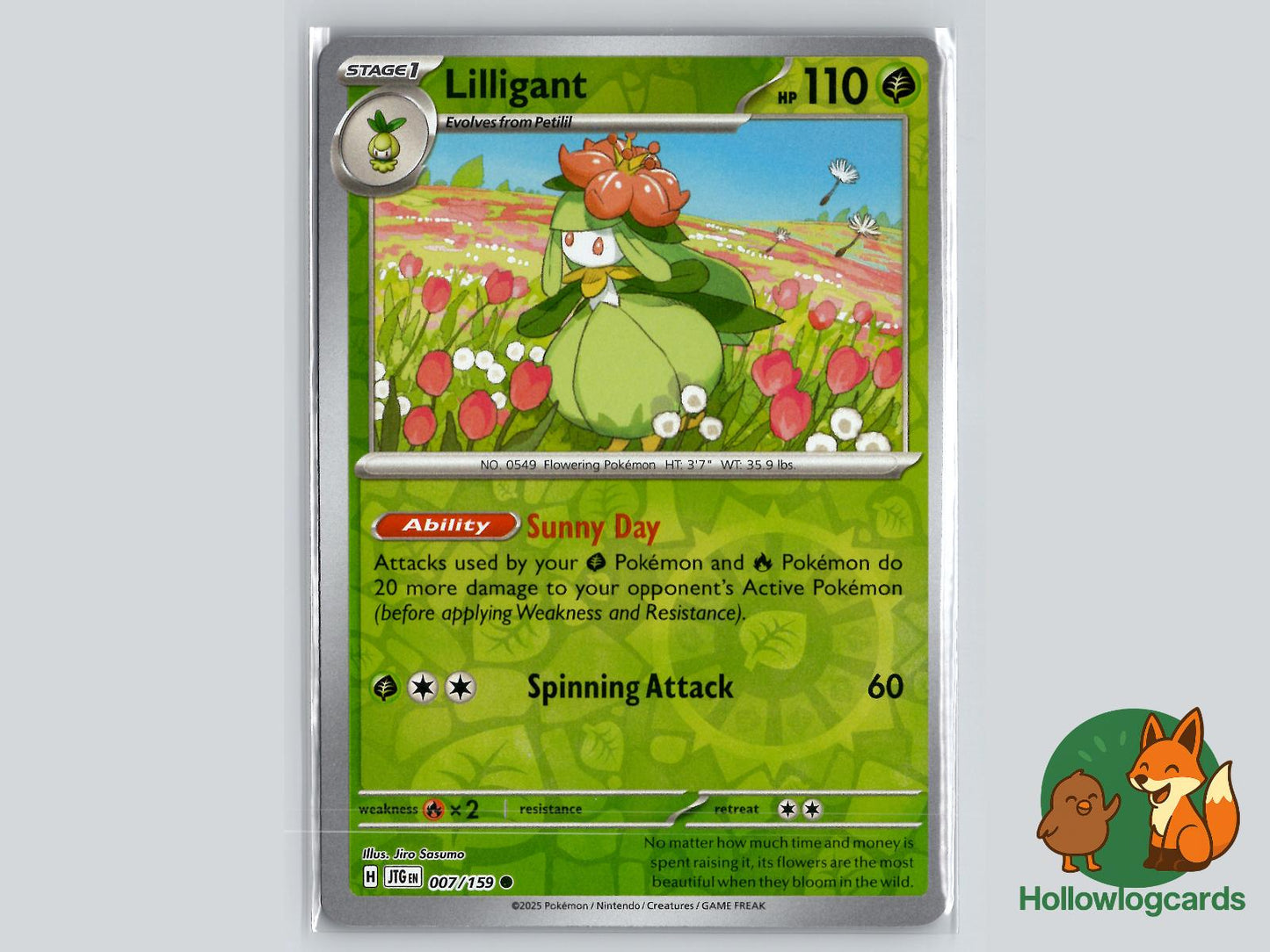 Lilligant (007/159) - Journey Together Pokémon Card