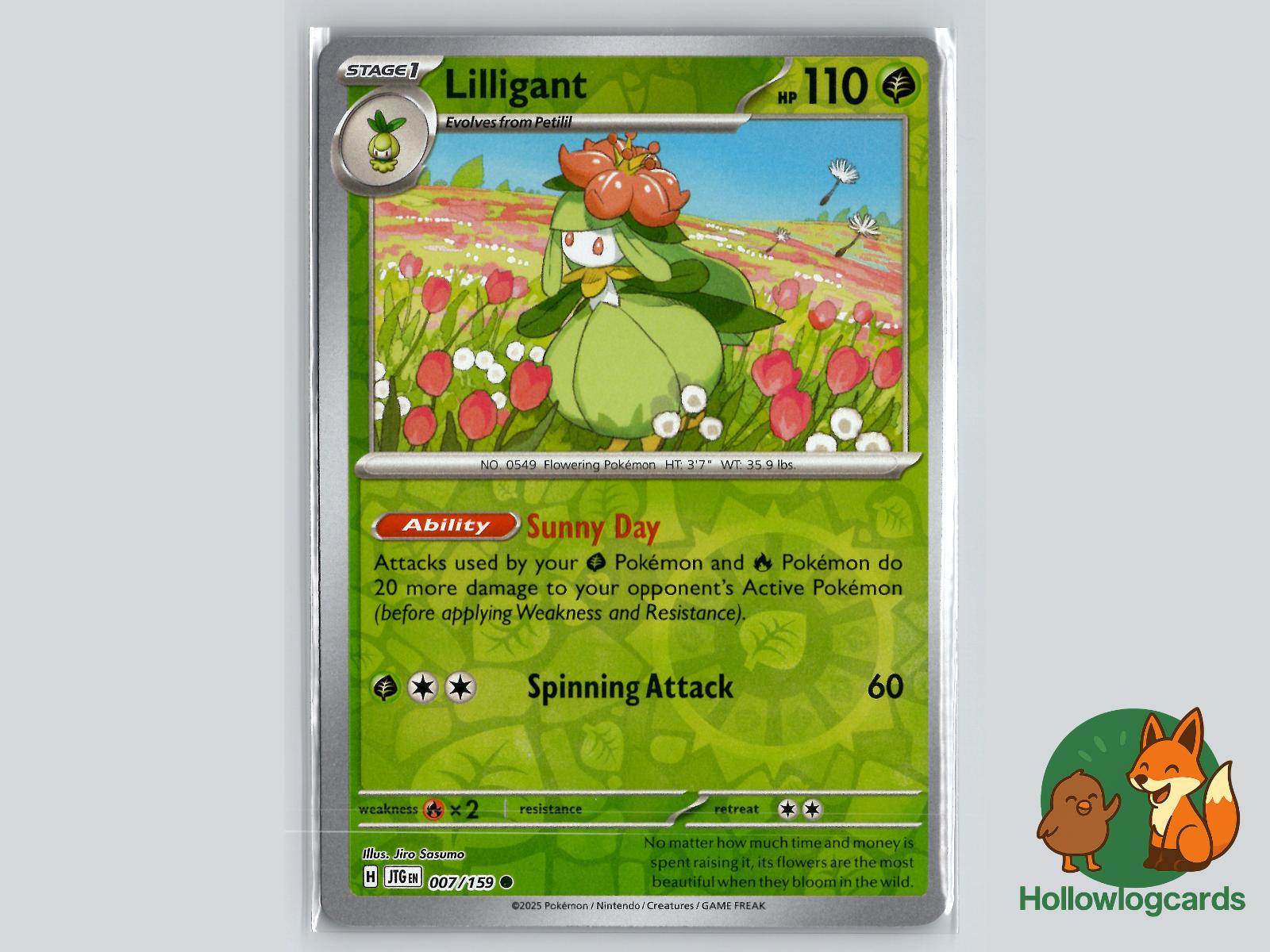 Lilligant (007/159) - Journey Together Pokémon Card