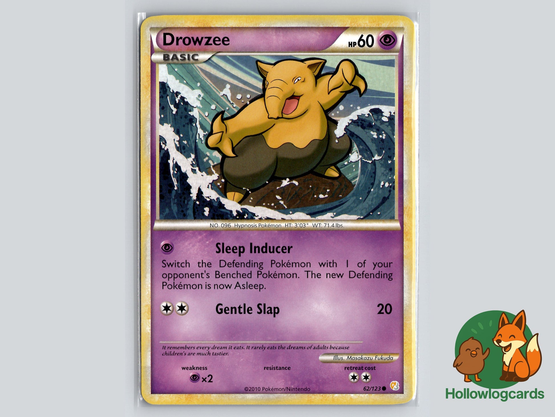Image of Drowzee HeartGold and SoulSilver (HS) #62