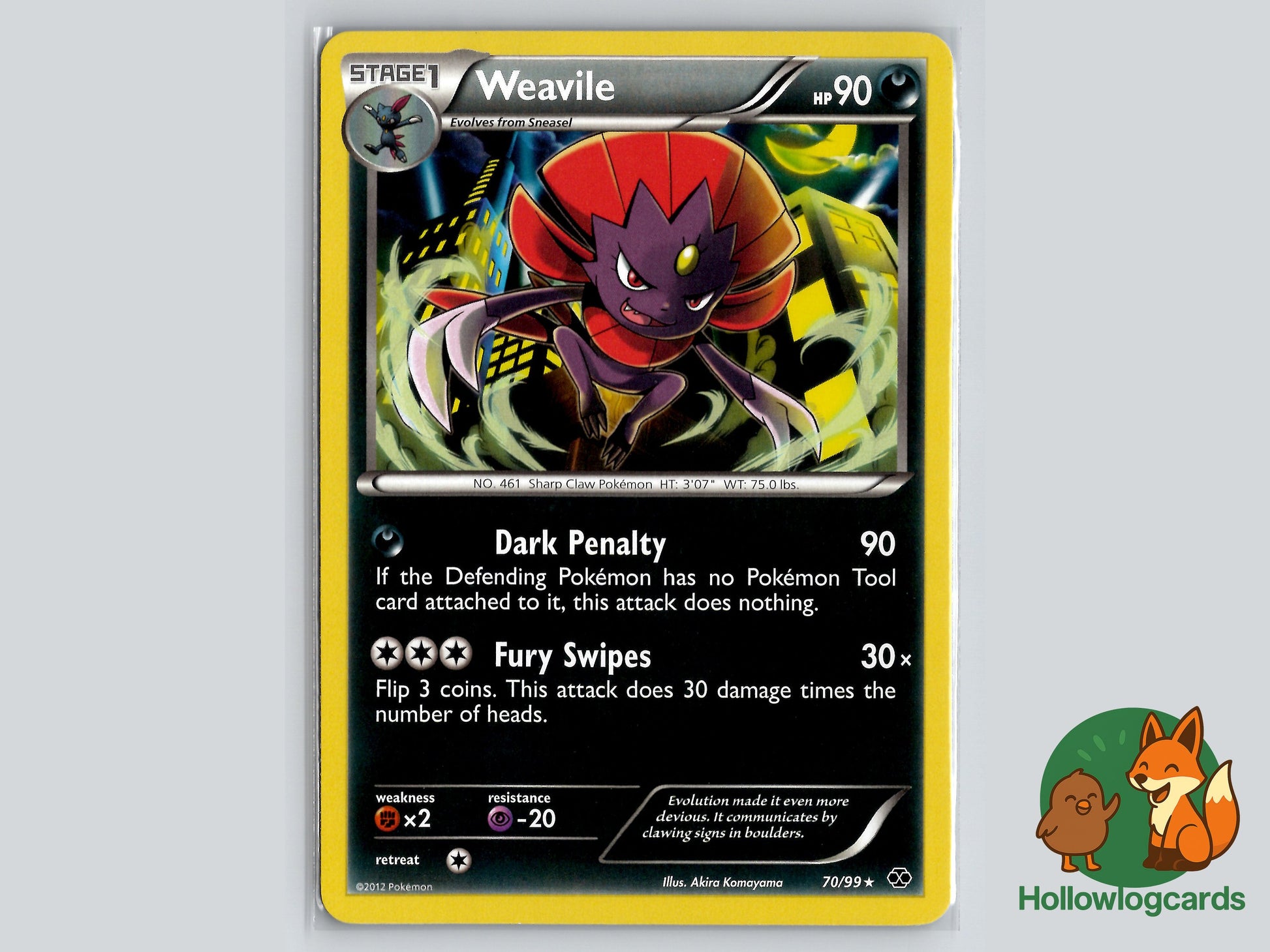 Image of Weavile Next Destinies (NXD) #70