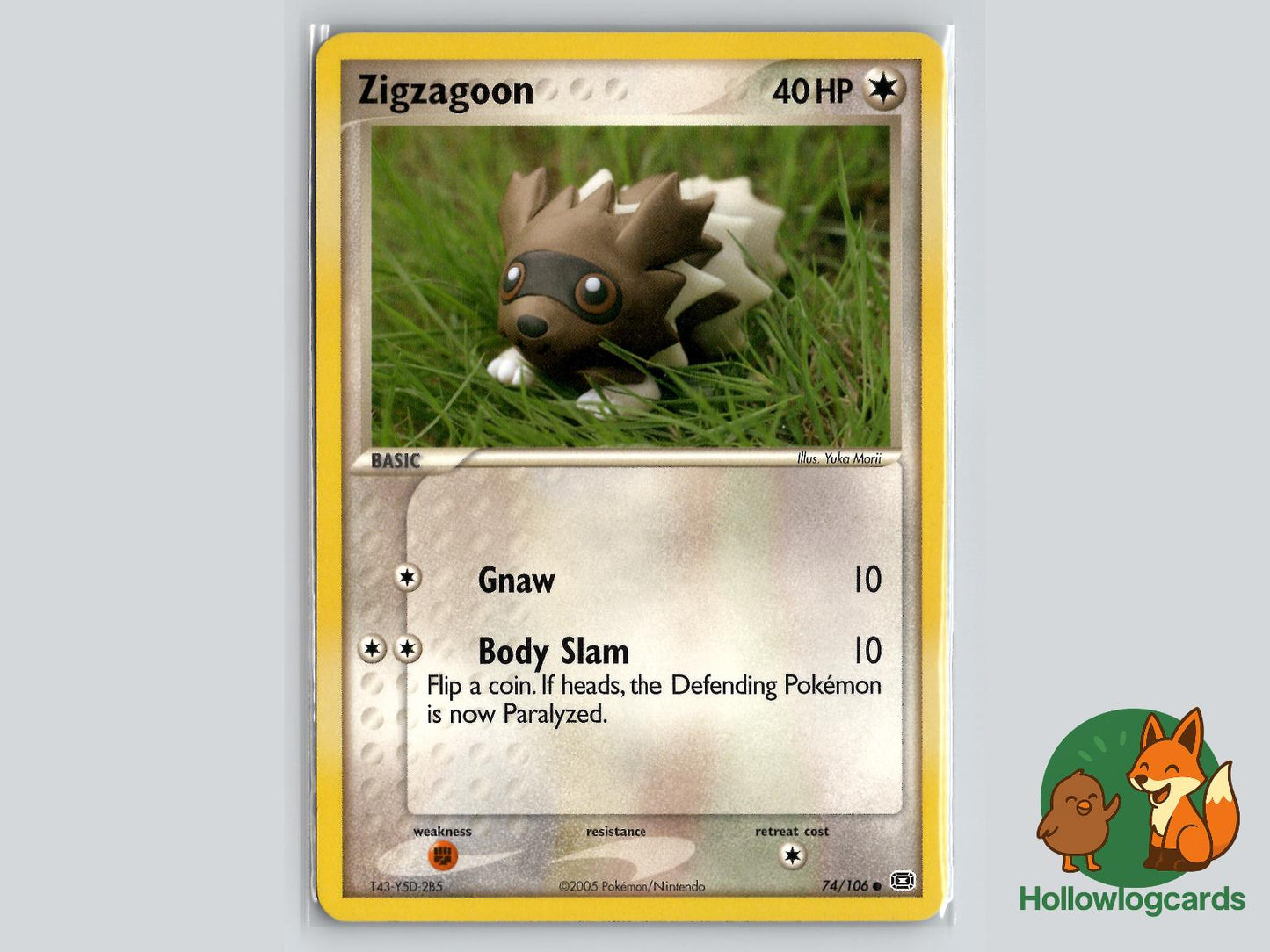 Zigzagoon (74/106) - Emerald Pokémon Card