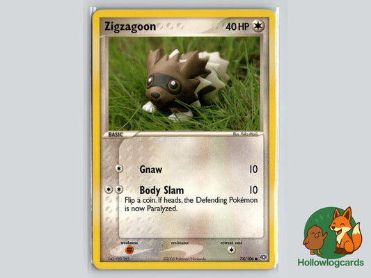Zigzagoon (74/106) - Emerald Pokémon Card
