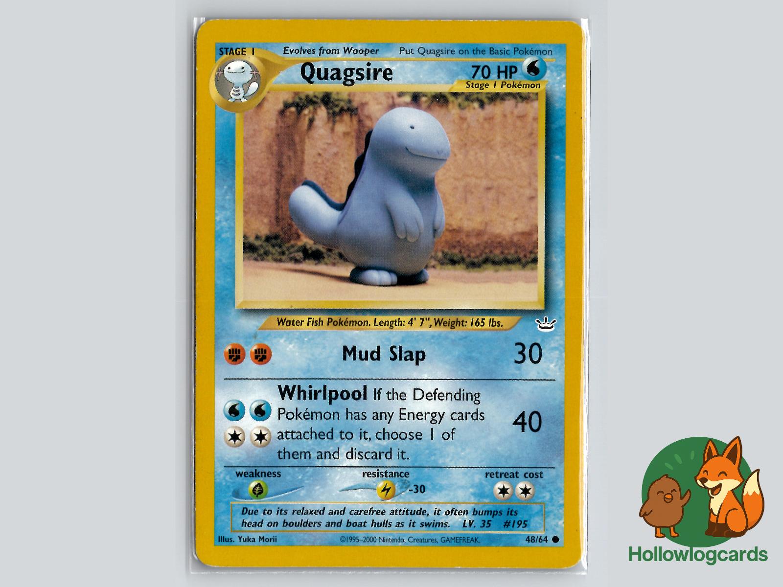 Quagsire (48/64) - Neo Revelation Pokémon Card