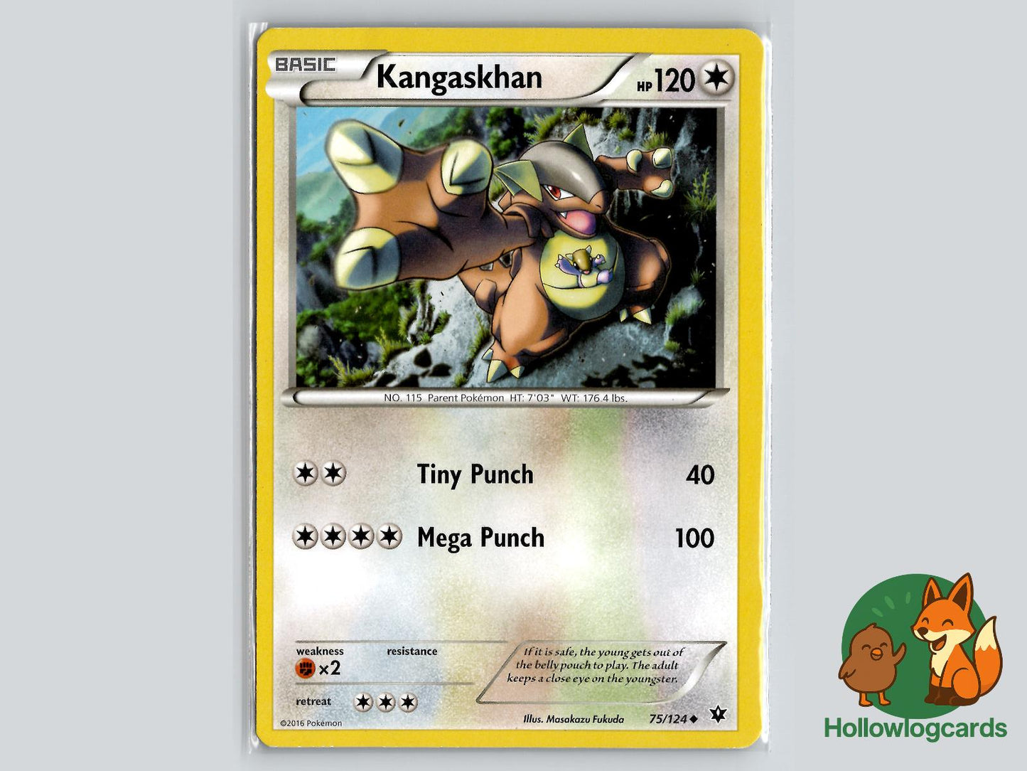 Kangaskhan (75/124) - Fates Collide Pokémon Card