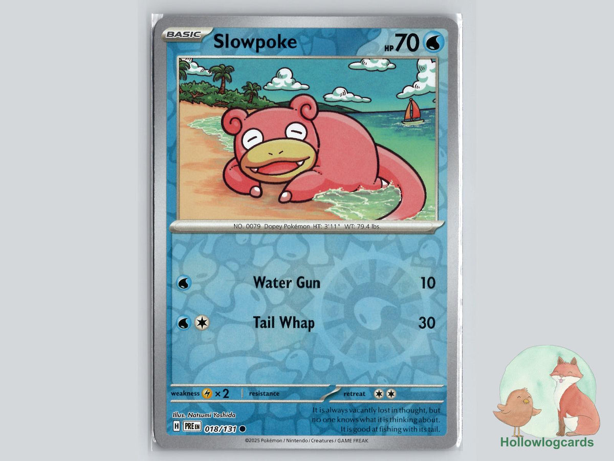Slowpoke (018/131) - Prismatic Evolutions Pokémon Card