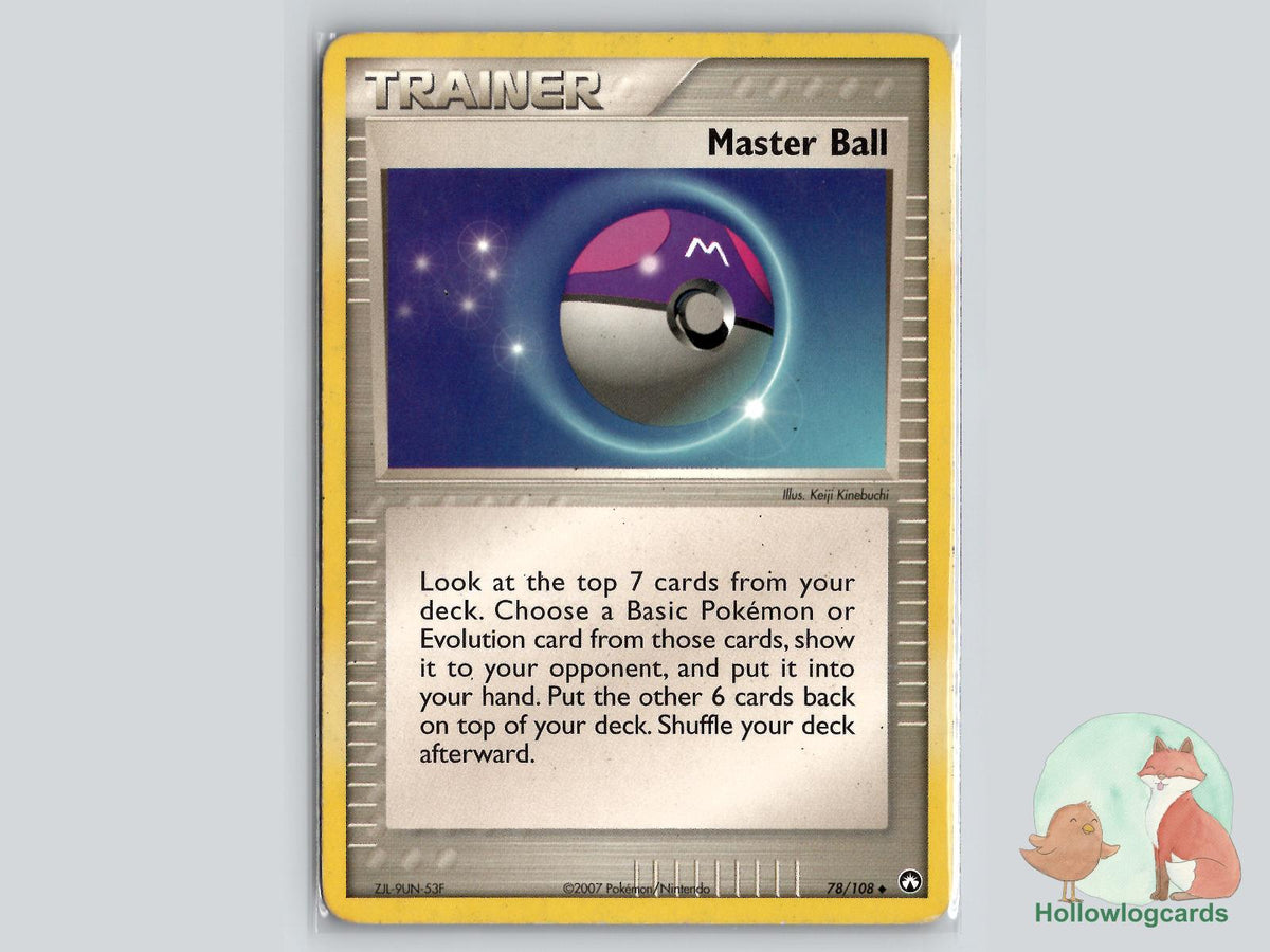 Master Ball (78/108) - Power Keepers Pokémon Card