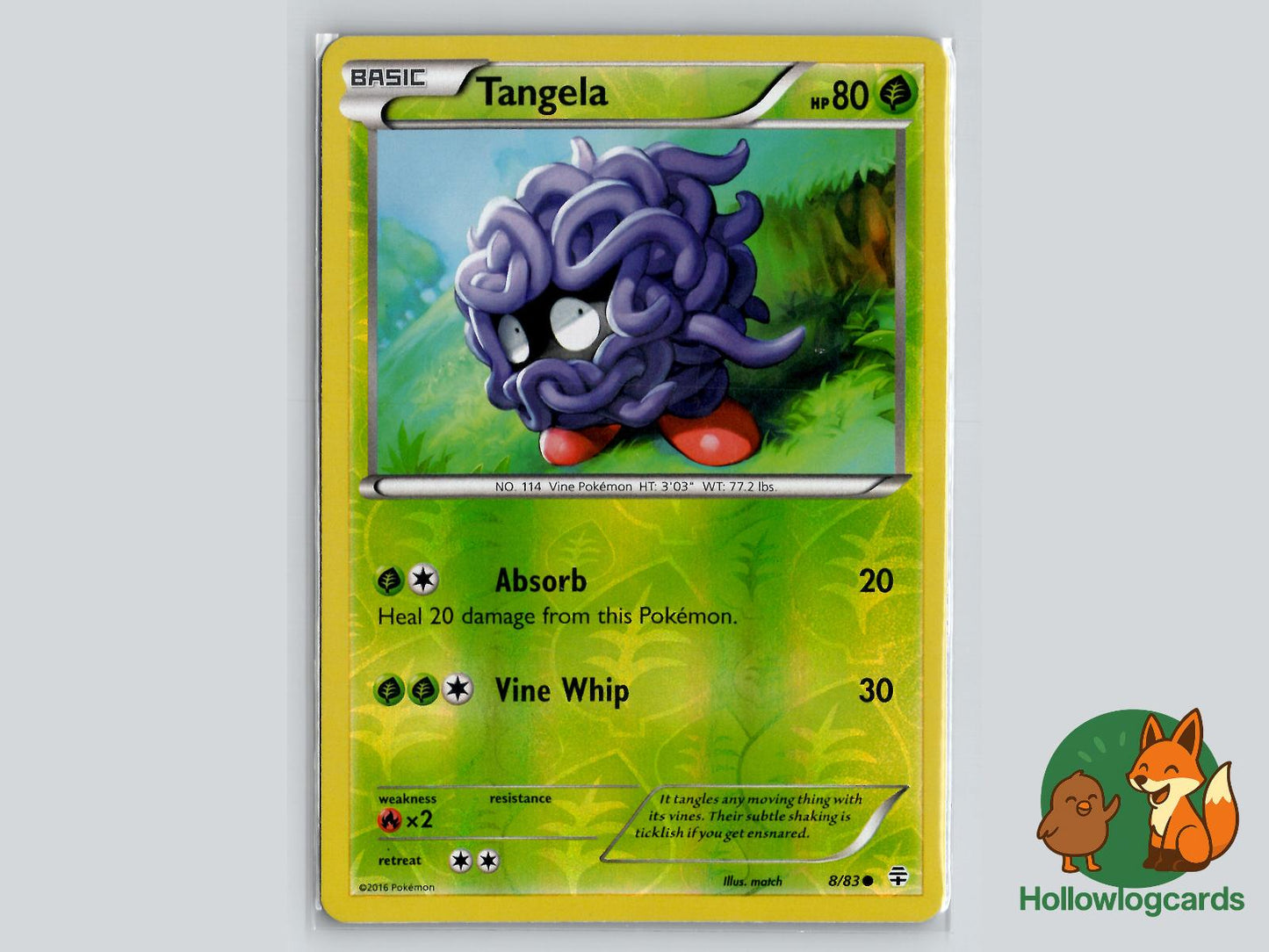 Tangela (8/83) - Generations Pokémon Card