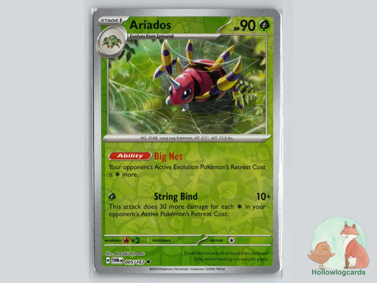 Ariados (005/167) - Twilight Masquerade Pokémon Card
