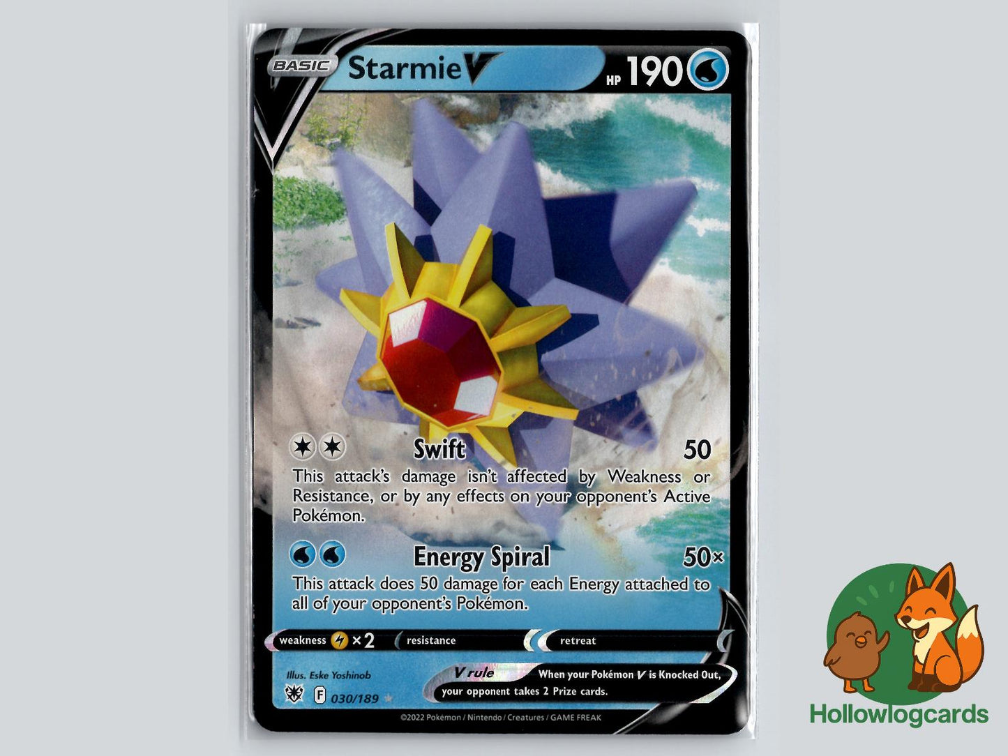 Starmie V (030/189) - Astral Radiance Pokémon Card