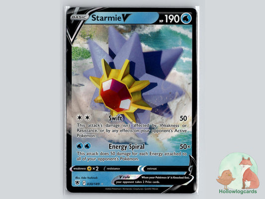 Starmie V (030/189) - Astral Radiance Pokémon Card