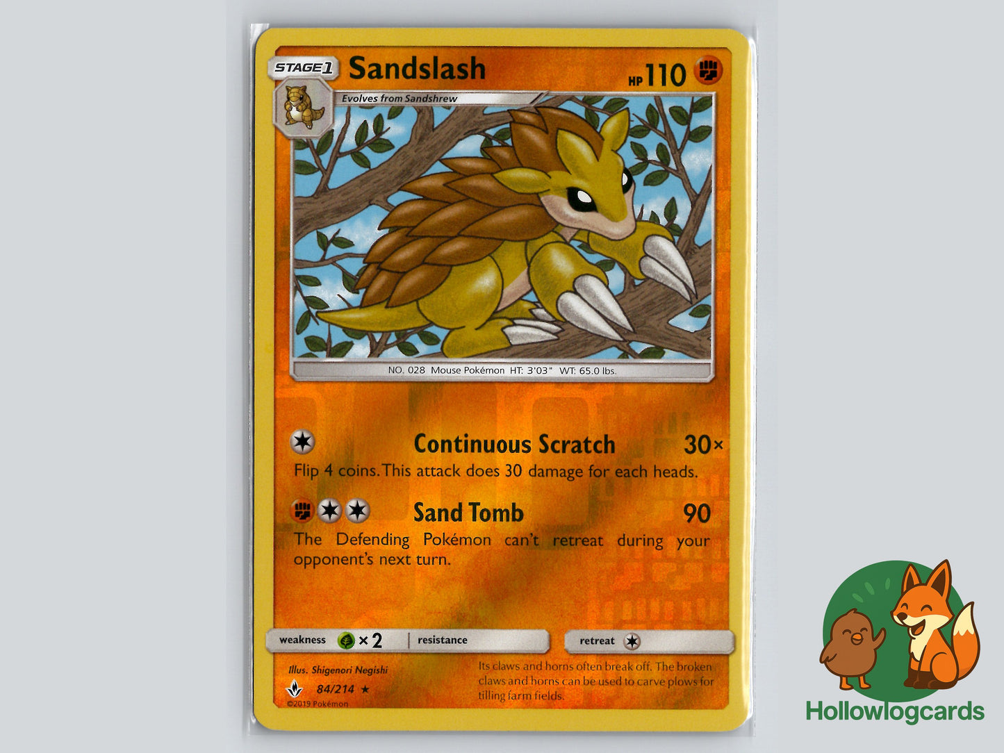 Image of Sandslash Unbroken Bonds (UNB) #84