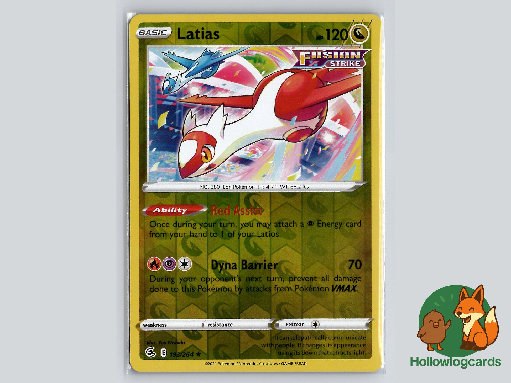 Image of Latias Fusion Strike (FST) #193