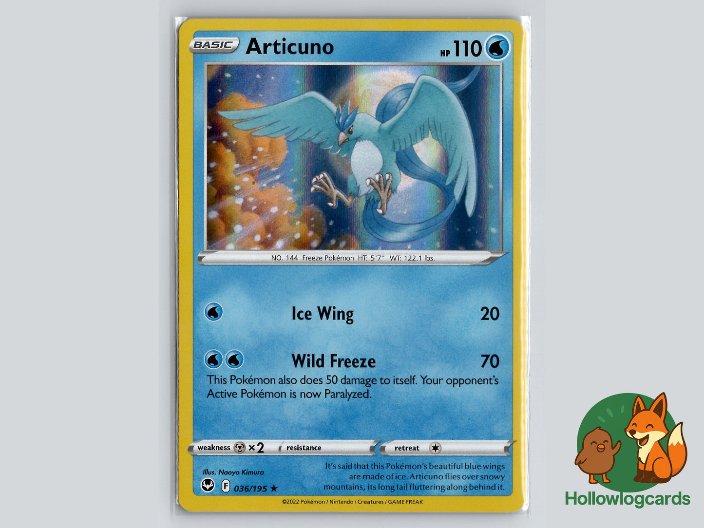 Image of Articuno Silver Tempest (SIT) #036