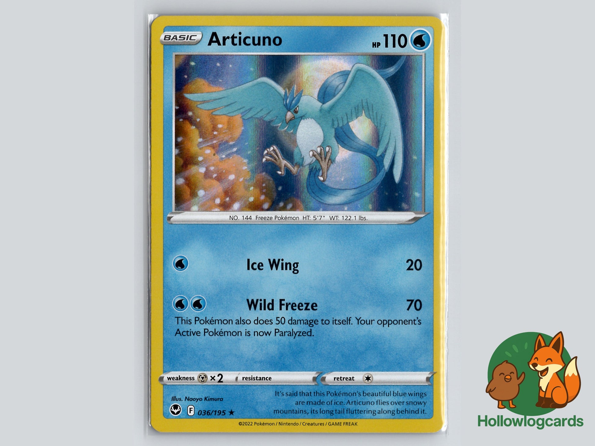 Image of Articuno Silver Tempest (SIT) #036