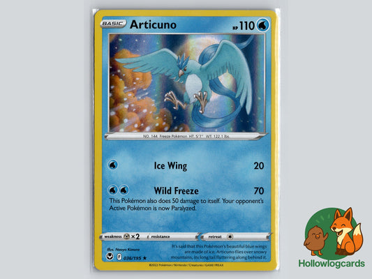 Image of Articuno Silver Tempest (SIT) #036