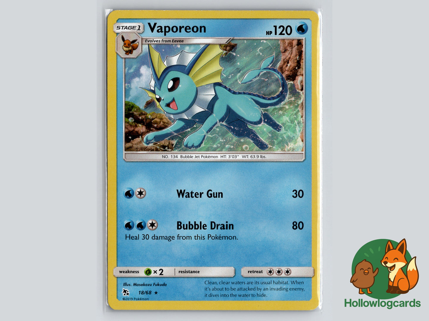 Image of Vaporeon Hidden Fates (HIF) #18