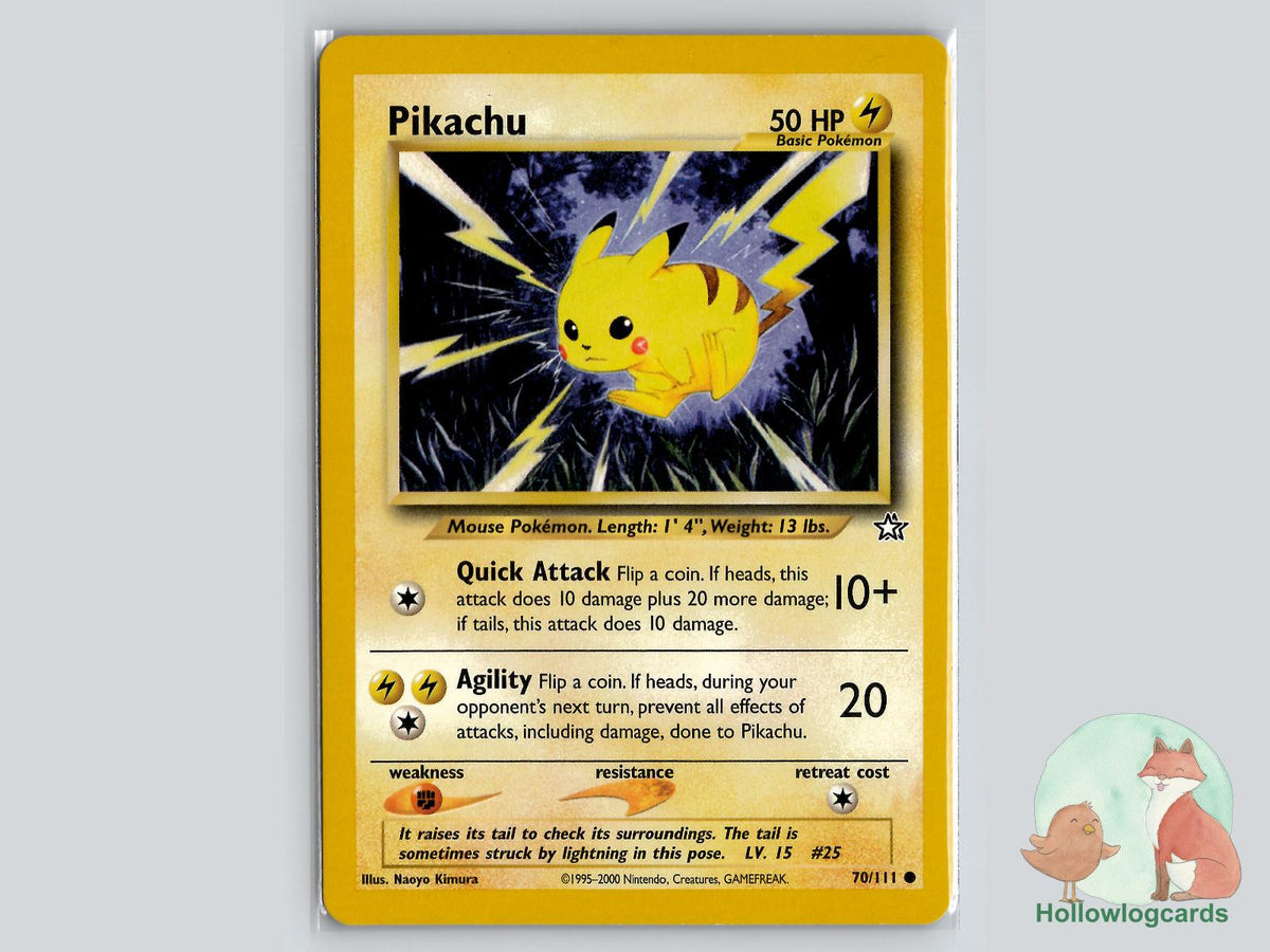 Pikachu (70/111) - Neo Genesis Pokémon Card