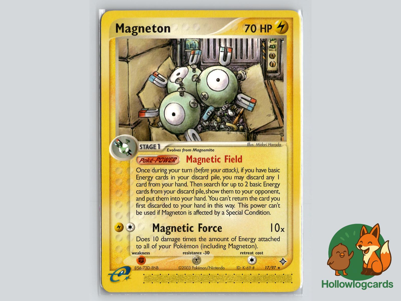 Magneton (17/97) - Dragon Pokémon Card