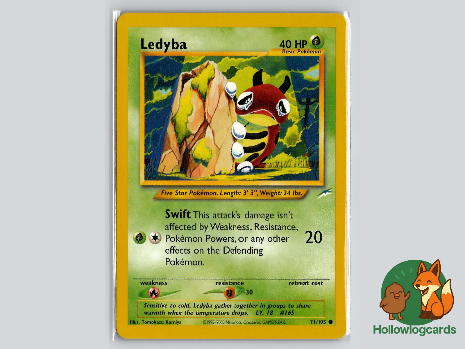 Ledyba (71/105) - Neo Destiny Pokémon Card