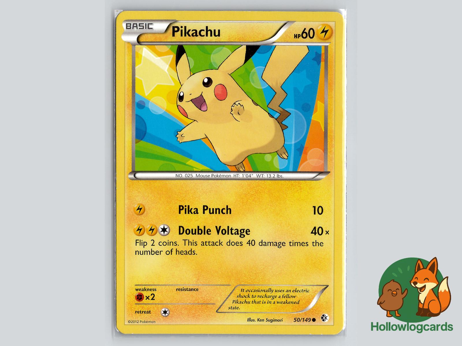Pikachu (50/149) - Boundaries Crossed Pokémon Card