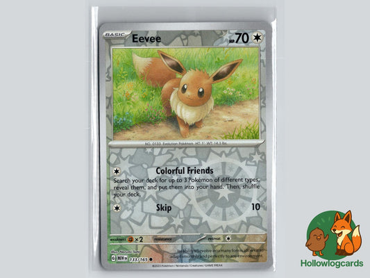 Eevee (133/165) - 151 Pokémon Card