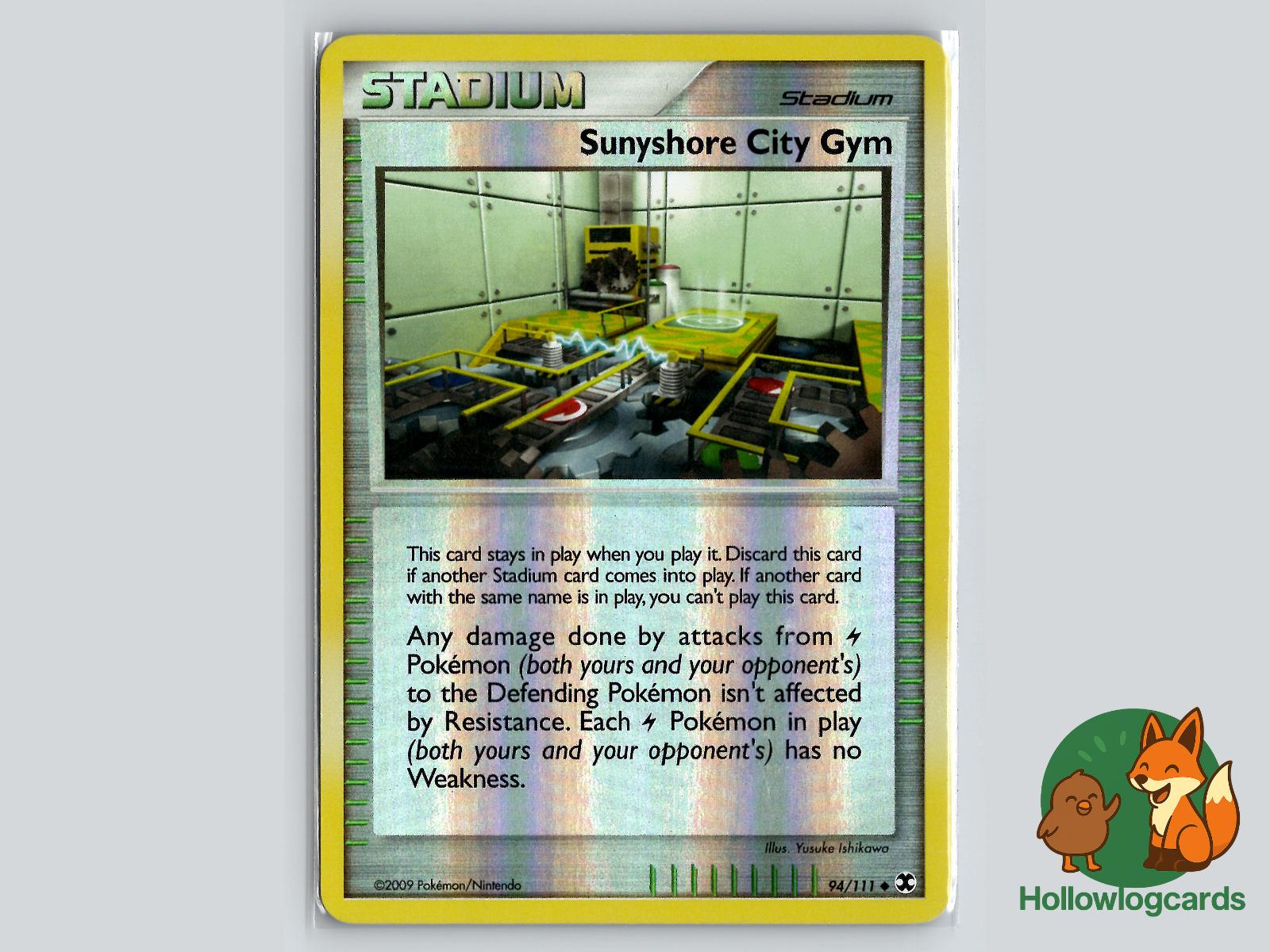 Sunyshore City Gym (94/111) - Rising Rivals Pokémon Card