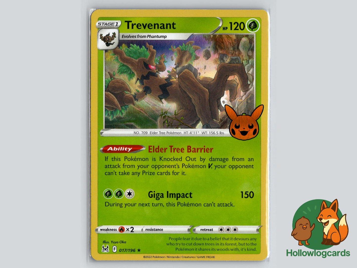 Trevenant (017/196) Pokémon Card