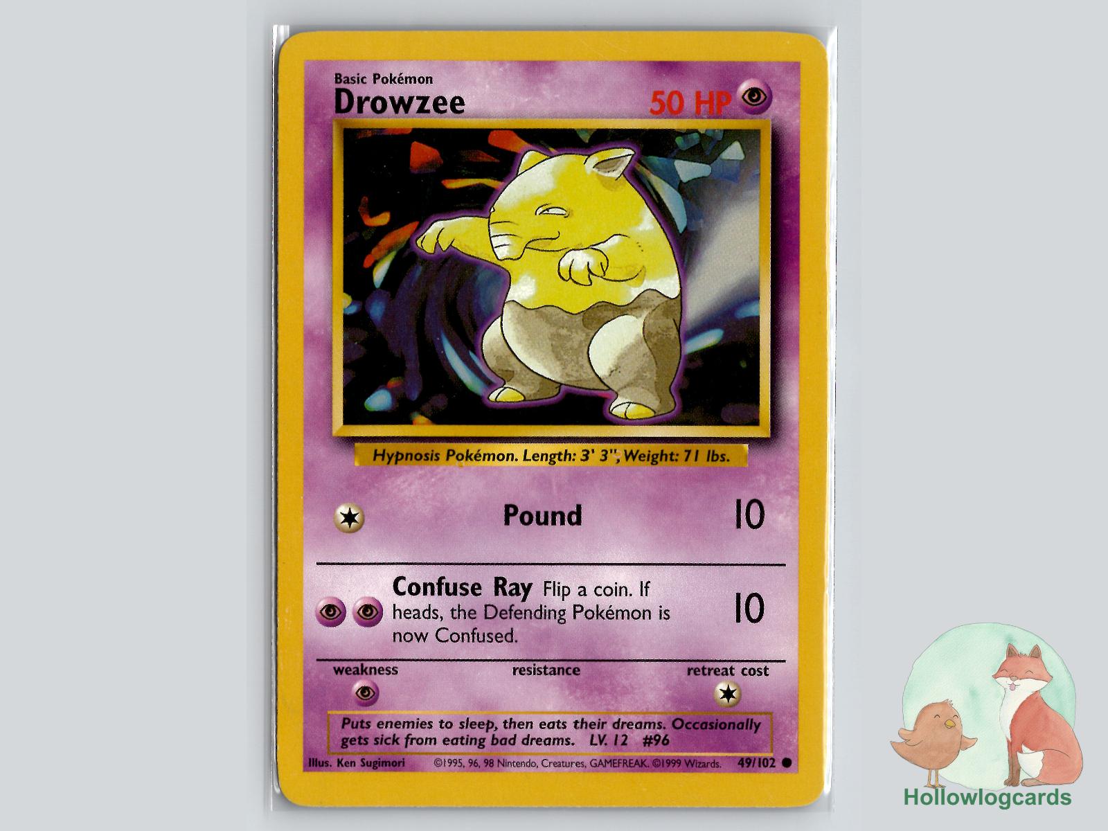 Drowzee (49/102) - Base Pokémon Card