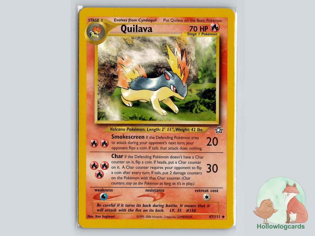 Quilava (47/111) - Neo Genesis Pokémon Card