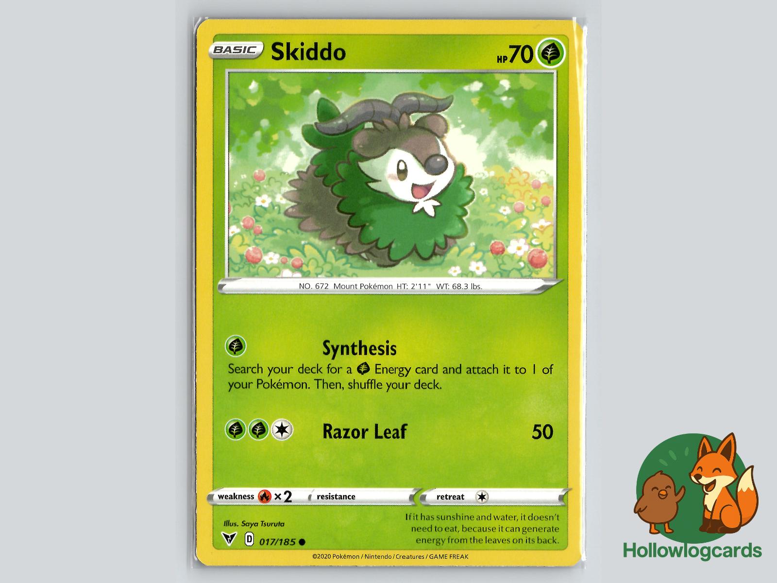 Skiddo (017/185) - Vivid Voltage Pokémon Card